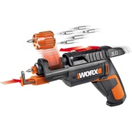 Worx 4V Electric Screwdriver, Rechargeable Cordless Power Screwdriver Set with 6 Bits, Screw Holder,