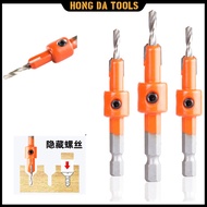 Hex Shank Countersink Drill Bit Wood Countersink Drill Bit Woodworking Furniture Installation Alloy 