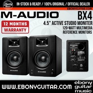 M-Audio BX4 Graphite 4.5-inch Active Studio Monitors-Pair Premium Multimedia Reference Speakers BX-4