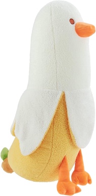 Banana Duck Plush Toy-12'' Weighted Duck Stuffed Animals, Elastic Duck Plush Stuffed Animals Banana