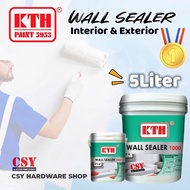 KTH Paint Wall Sealer 1000 Exterior and Interior 5Liter / Cat alas cement / Undercoat