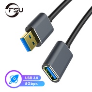FSU 0.5m 1m 1.5m 2m 3m USB 3.0 2.0 Male To Female Extension Cable Extend Data Transfer Cord for Prin