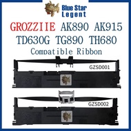 Compatible Grozziie Gezhi AK890 AK915 TD630G TG890 TH680 P/N GZSD001 GZSD002 Black Ribbon