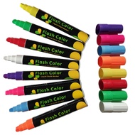 Liquid Chalk Markers 8 Colors Neon Fluorescent Pens for LED Writing Board Glass Window Chalkboard