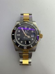 A Bathing Ape Type 1 Bapex Two Tone Gold Watch
