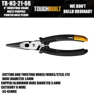 Toughbuilt TB-H3-22-08/TB-H3-21-08 8" Industrial Grade Pliers