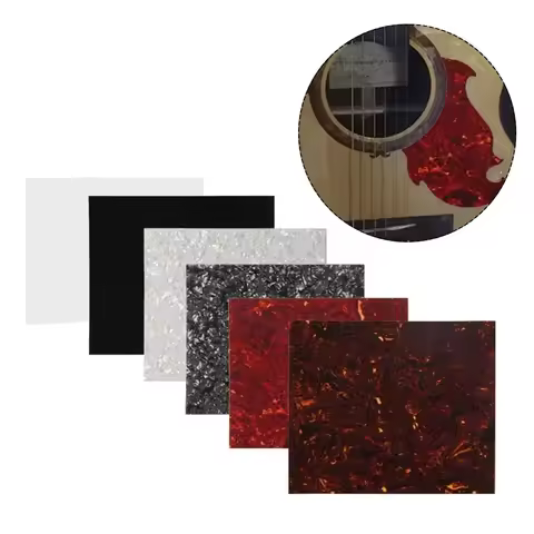 20x17cm DIY Acoustic Guitar Pickguard Blank Sheet Scratch Plate Self Adhesive For Acoustic Guitar 7 