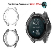 Ultra-thin Scratch-resistant TPU Transparent Protective Case For Garmin Forerunner 265 255 Music 265