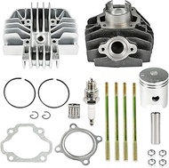 GXYWADY 47mm Cylinder Piston Ring Top End Gasket Kit Replacement for Yamaha PW 80 PW80 Y-Zinger 1983