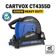 BPAX CARTVOX CT4355D 4000W+ AC Powered Metal Cut off Machine Saw 14 Inch Abrasive Chop Saw with CE C