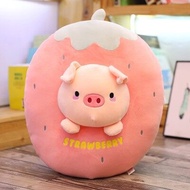 Gối Ôm Trái Dâu Kèm Hình Thú Siêu Ngộ Nghĩnh Ghome