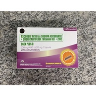 CGEN PLUS D - Ascorbic Acid AS SODIUM ASCORBATE + Vitamin D3 + Zinc 500mg/400IU/20mg Box of 100's