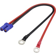 EC5 to O Ring Terminal Cable,EC5 Female to O Ring Eyelet Terminal Plug Connector Cable 10AWG RC ESC 