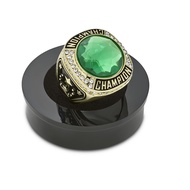 Express Medals Gold Color Champion Rings with Various Synthetic Center Stones Trophy Award Gift Cham