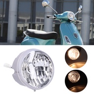 อะไหล่58259R ความสว่างสูงหน้าไฟอัตโนมัติไฟหน้ารถจักรยานยนต์สำหรับ Vespa LX 125 150