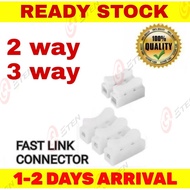 Fast Wire Connector Quick Connector Electrical Cable Connector Wire Terminals CH-2 CH-3