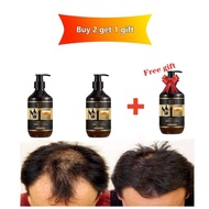 Anti off shampoo Black Hair Shampoo rambut gugur 400ml Penumbuh rambut  growth pelebat rambut  preve