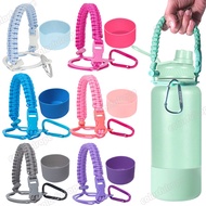 12oz-40oz Aquaflask Accessories Water Bottle Paracord Tumbler Portable Handle Rope with Silicone Boot Protection Cup