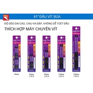 HanPuTools PH2 61 Hexagonal Shank 4-sided Screw Bit, High Quality HRC Material