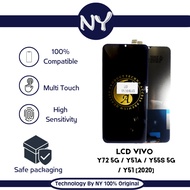NY PREMIUM LCD VIVO Y72 5G Y51A/ Y55S 5G/ Y51 2020 BLACK/