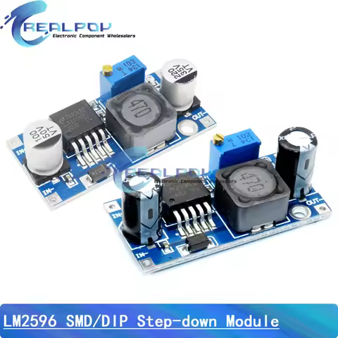 LM2596 Power Converter Step Down Module LM2596S DC-DC 1.5V-35V Adjustable Step Down power Supply mod