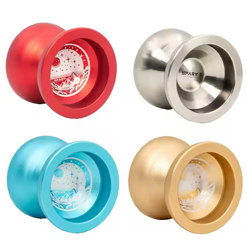 Professional competition Metal Yoyo Fashion Alloy Aluminum Unresponsive Yoyo Ball Spinning String Pr