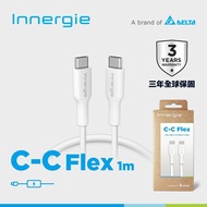 【Innergie】 1米 USB-C對USB-C充電線