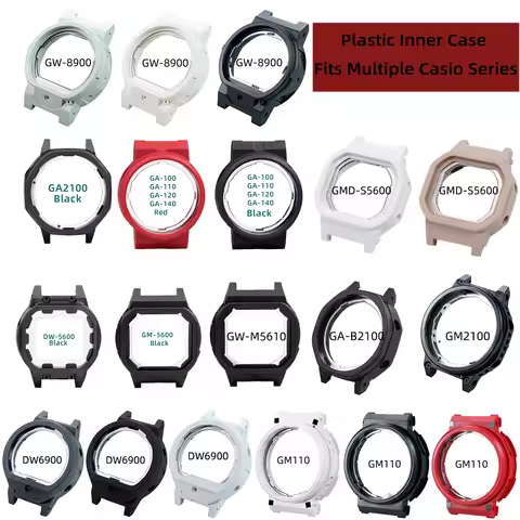 For Casio DW5600/5900 DW6900 GW8900 AQ-S810 GW-M5610 GA/BA110 Multiple Plastic Movement Inner Shell 