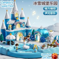 Frozen Elsa Ice castle Playset Mainan Puteri Kanak-Kanak Hadiah Hari Jadi MY, Girl Play House Prince
