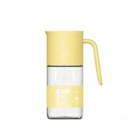 Zuutii 附手柄自動開合蓋玻璃油壺 - 淡黃色 (550ml)