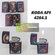 Ghost Head Gas Lighter Skull Motif 4264-1