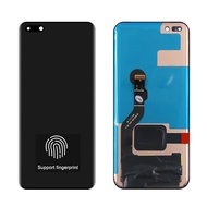 6.58 "P40 Pro สําหรับ Huawei P40 Pro จอแสดงผล LCD ELS-NX9 ELS-N04 หน้าจอสัมผัสดิจิตอลลายนิ้วมือ + กร