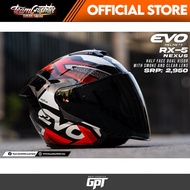 EVO HELMET RX5 NEXUS HALF FACE DUAL VISOR