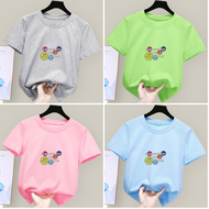 Kids Cloth Breathable Short Sleeve T Shirt Cartoon Unisex Kids Tshirts Tshirt Berkolar Budak Lelaki Kids Clothes Boys