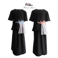 Lovetrisha Melisa Lace  -  Baju Raya Kurung Pastel Kanak-Kanak Budak Perempuan 0-12 tahun | Muslimah Girl Dress