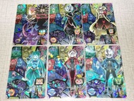 F0302 - 龍珠 Heroes 一套6閃 Bandai Made in Japan閃卡/閃咭