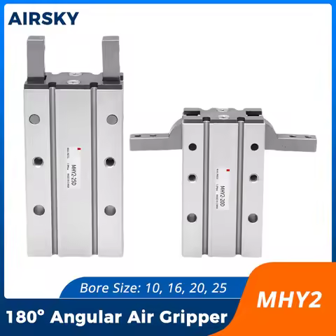 MHY2 Pneumatic Angular Gripper MHY2-10D 16D 20D 25D 180° Swing Air Finger Double Acting Aluminum All