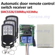 433mhz Access control remote control switch smc5326 8DIP code pulling controller rolling gate contro