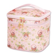 日本 franche lippee 雜誌附錄 粉紅色帆布 兔仔圖案 手提 化妝箱