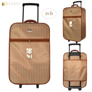 BAG BKK กระเป๋าเดินทาง wheal 24นิ้ว แบบหน้าเรียบ 2 ล้อคู่ด้านหลัง รุ่น F2530-24