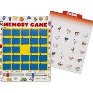 Melissa & Doug Flip to Win Travel Memory Game - Wooden Game Board, 7 Double-Sided Cards