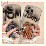 Cute Tom Jerry Case Couple Android Soft Clear Casing hp Oppo A15 A35 A54S A16 A16K A17 A8 A31 A18 A38 A3S A5 A12E A33 A54 A55 A57 A77 A58A7A12A11A5Sa74A95A78A1A9 F17 PRO A93A94A36A76K10A96A98F23 RENO 4 5 6 7 8T REALME 5 6 7 8 8I PRO 10 C11C15 7IC20C21