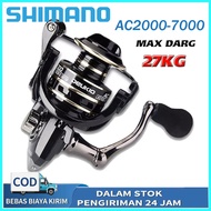 SHIMANO DEUKIO Reel Pancing Full Besi Laut Ukuran Rell Sarky 8000 Ril Real Shimano- Cuci Gudang Orig