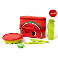 Tupperware Kids Lunch Set Apple/Watermelon (Lunch Box/Lunch Box/Lunch Container)