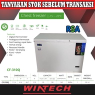 RSA CF-310Q CF310Q CF 310Q Chest Freezer - Box Pendingin - Lemari Pendingin - Freezer Box untuk Makanan Beku Frozen Food Ice Cream Seafood Dll