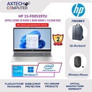 HP 15-fd0539TU 15.6" FHD Laptop Moonlight Blue ( i3-N305, 8GB, 512GB SSD, Intel, W11P, HS+M365 )