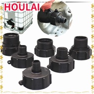 HOULAI IBC Ton Barrel Connector, Plastic IBC IBC Tank Adapter,  Accessories Fine Thread S60 Hose Con
