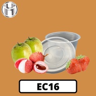 EC C16 C12 C10 Round Container +Lid 10oz, 12oz, 16oz / BEKAS BULAT /BEKAS MAKANAN /BEKAS KUAH -50PCS