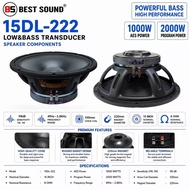 BS Best Sound 15 inch BS15DL222 1000Watt RMS Woofer Speaker Driver Precision Transducers (SEBIJI)