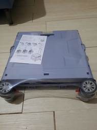 灰白色折疊購物車 手推車 買餸車